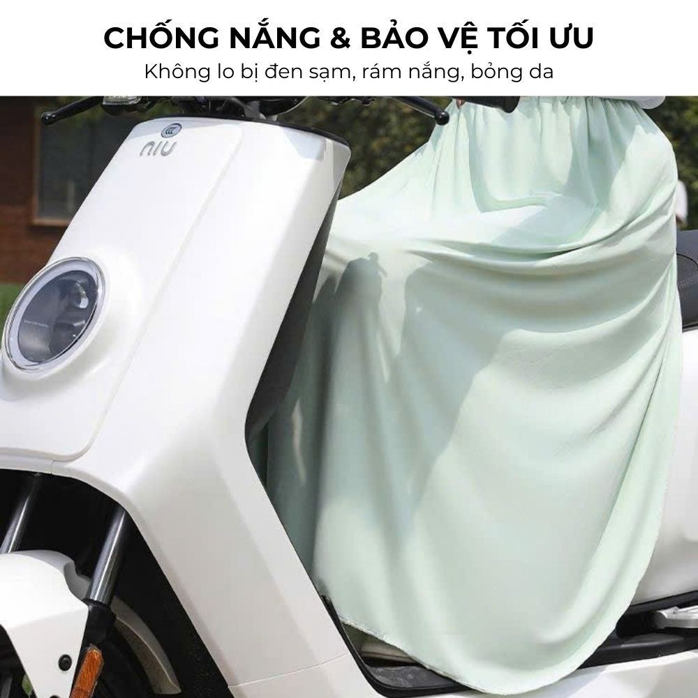 Váy Quây Chống Nắng Nữ Co Giãn 4 Chiều Chất Liệu Băng Lụa Lạnh Mát Mẻ Lưng Đai Chun Freesize