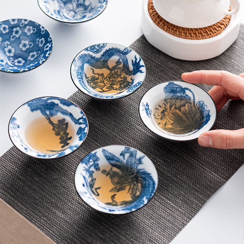 Chén Sứ Cảnh Đức Dáng Nón Dùng Uống Trà