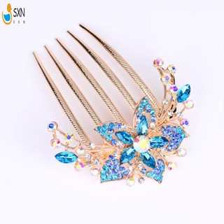 Lược Tóc Phong Cách Hàn Quốc Mũ Đội Đầu Lấp Lánh Với Kim Cương Giả Nhiều Màu Sắc Cho Phù Dâu Cưới Hẹn Hò Mua Sắm