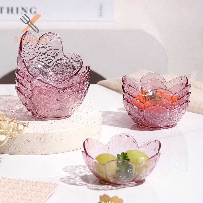 RRLNMD Búa Họa Tiết Hoa Anh Đào Nước Sốt Đĩa Nhựa Nhỏ Gia Vị Món Ăn Bát Nước Sốt Kem Đĩa Ăn Nhỏ MỚI