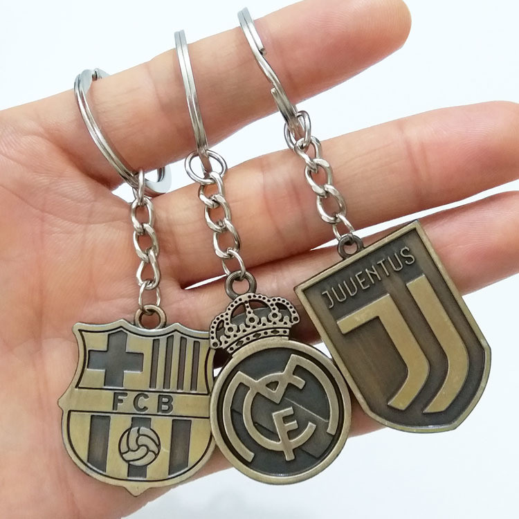 Móc khóa mặt dây chuyền đội bóng Real Madrid Liverpool Juventus AC Milan Arsenal Chelsea Paris Saint-Germain U4GV
