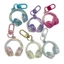 New European and American Ins3D Earphone Keychain Colorful Creative Hanging Decoration Gift Bag Pendant for Friends