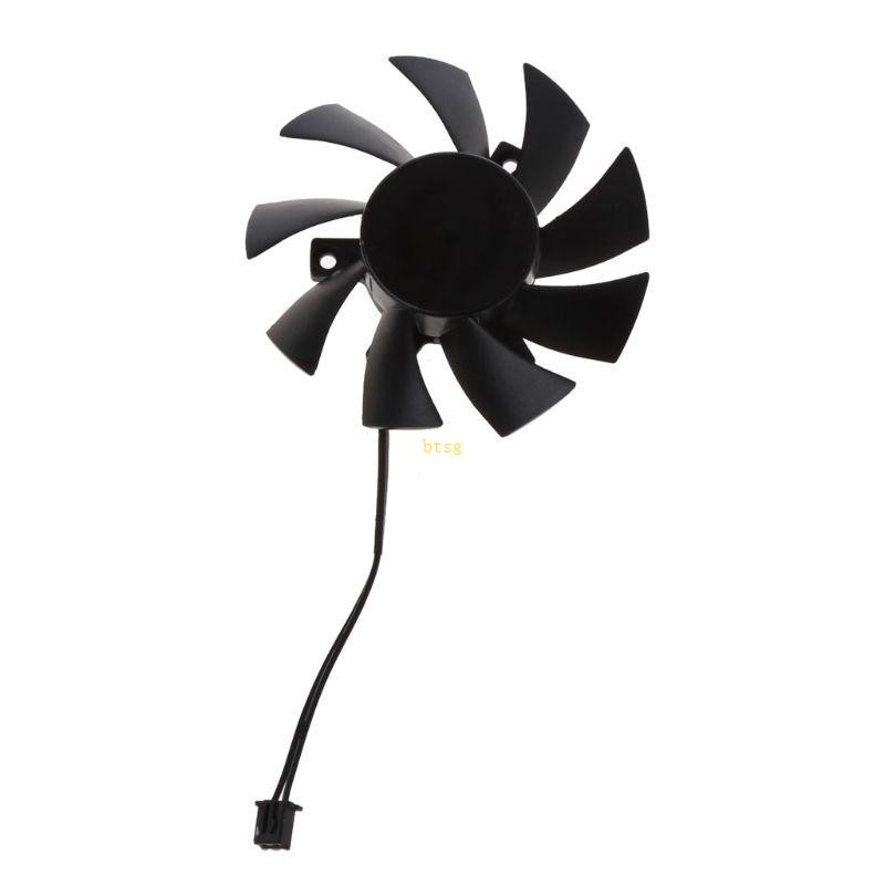 Btsg cho DC 12V T128015Quạt làm mát Card đồ họa SH 75MM Phù hợp cho EVGA GTX 650 650Ti GTS 450 Phụ kiện làm mát máy tính