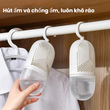 🔁 Túi Hút Ẩm Treo Tủ | Hộp Hút Ẩm Tái Sử Dụng | Chống Ẩm Mốc Cho Gia Đình & Ký Túc Xá