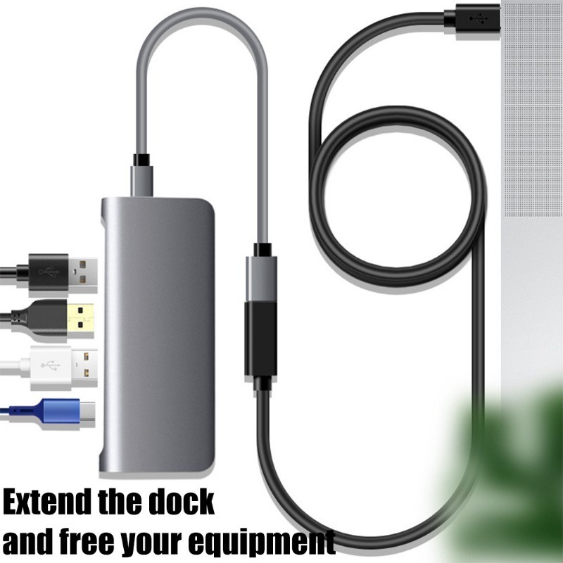 Cáp nối dài USB Male sang Type C cao cấp - Đầu nối âm thanh và truyền dữ liệu bền bỉ - Cáp sạc di động tốc độ cao