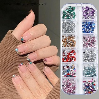 [savemoneyeveryday] 12 Lưới Móng Tay Kim Cương Giả Mặt Sau Phẳng Làm Đẹp Móng Tay Diy Trang Trí 3d Làm Móng Tay Nghệ Thuật Trang Trí Cho Bé Gái [vn]