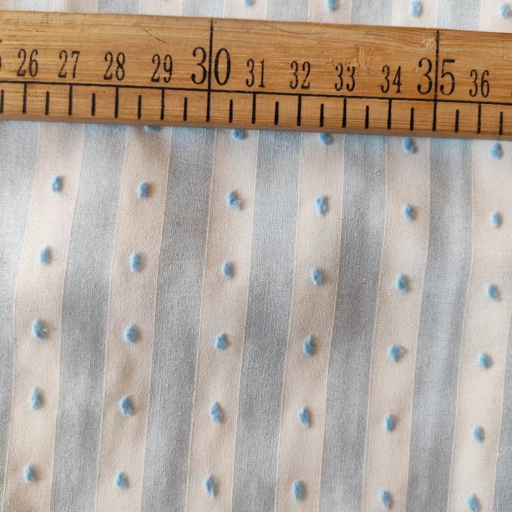 Hàn Quốc Chấm Màu Dệt Vải Cotton Polyester Tự Làm Quần Áo Trẻ Em Quần Áo Nữ May Rèm Túi Tóc Vòng Vải 50 * 145cm TJ22923