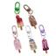 Treeling Whimsical Món Tráng Miệng Chủ Đề Móc Khóa Nhựa Thiết Kế Kem Phong Cách Cho Sinh Nhật