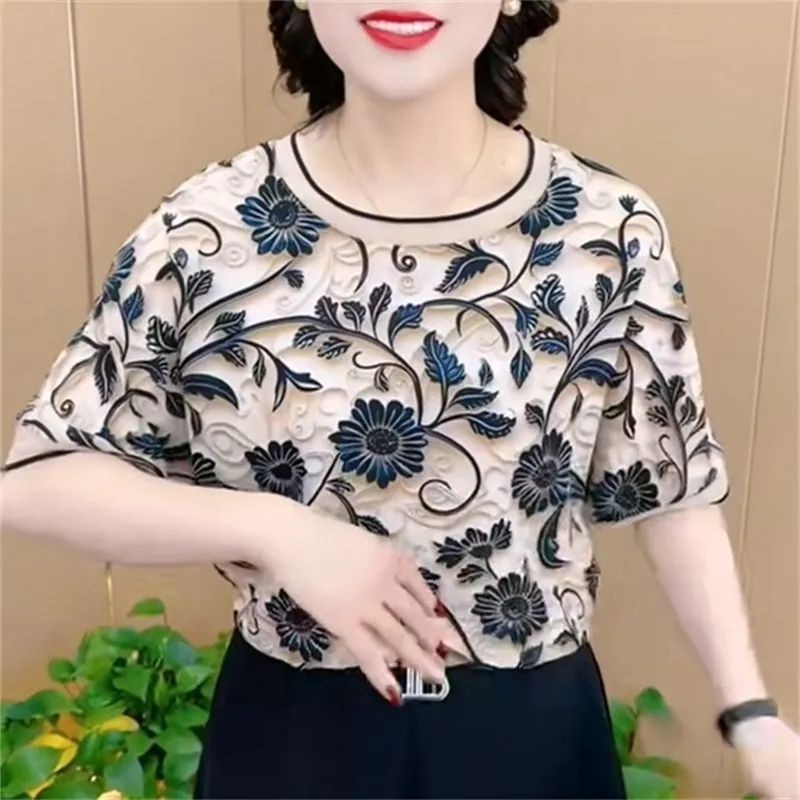 Áo thun ngắn tay in hình thời trang mùa hè dành cho nữ