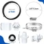 Bộ lắp ráp hệ thống nước bể bơi Yoo Thành phần nhựa trắng bền cho thiết lập CLX220PAK Van kiểm tra Van điều khiển