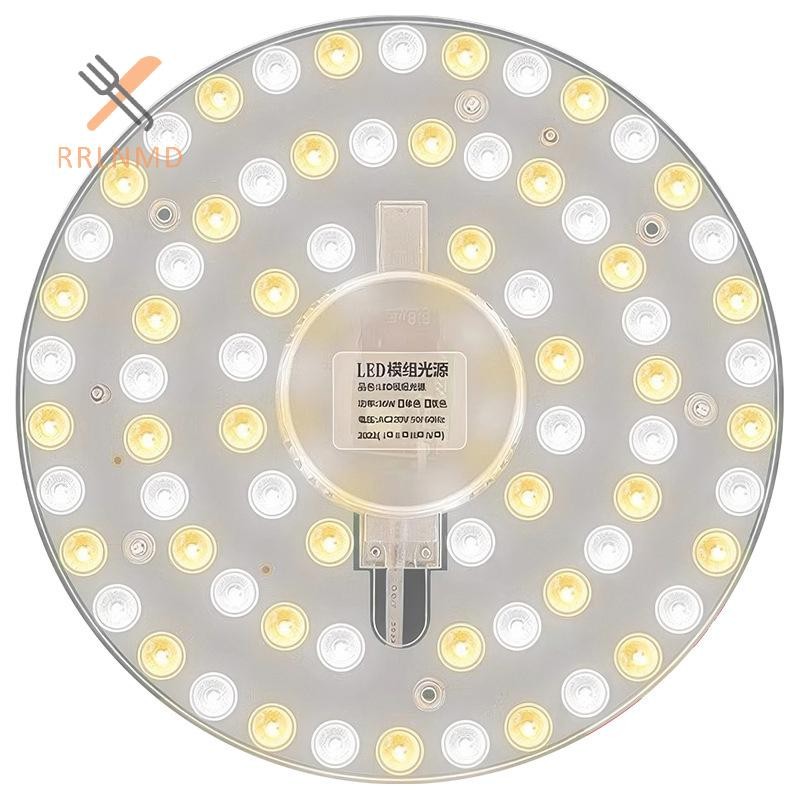 RRLNMD 1 Bộ Bảng Điều Khiển Đèn LED Hút Từ Tính Vòng Tròn 12W 18W 24W 36W 48W 72W LED Tròn AC220V Đèn Trần Nguồn Sáng MỚI
