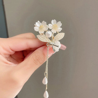 Ngọt Ngào Mori Phong Cách Lily Của Thung Lũng Kẹp Tóc Nhỏ Nữ Tinh Tế Tua Rua Siêu Cổ Tích Tính Khí Bên Nổ Kẹp Mỏ Vịt Kẹp Tóc