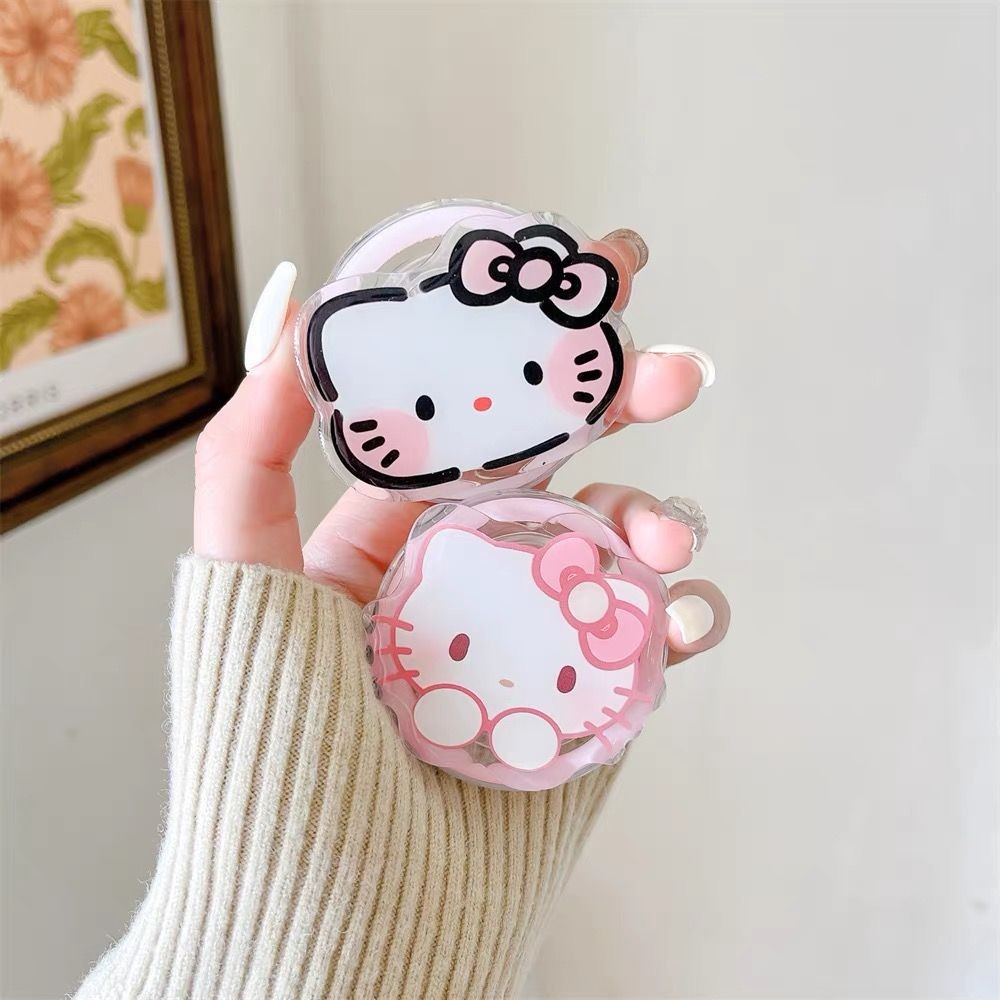 Hàn Quốc Dễ Thương Sanrio Hello Kitty 's Socket Magsafe Giá Đỡ Từ Tính Giá Đỡ Điện Thoại Grip Tok Hỗ Trợ Cho iPhone 16 15 Pro Max