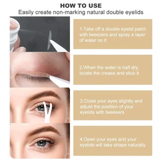 Double Eyelid Tape 120pcs Natural Invisible Eyelid Tape Stickers Waterproof Invisible Instant Eyelid Lift For wsdvn