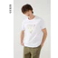 Bán chạy Guess mới mùa hè nam cổ điển in logo đa năng hàng ngày áo thun ngắn tay 610 0608
