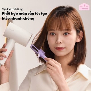 Lược tạo phồng chân tóc 3D đa năng 2in1
