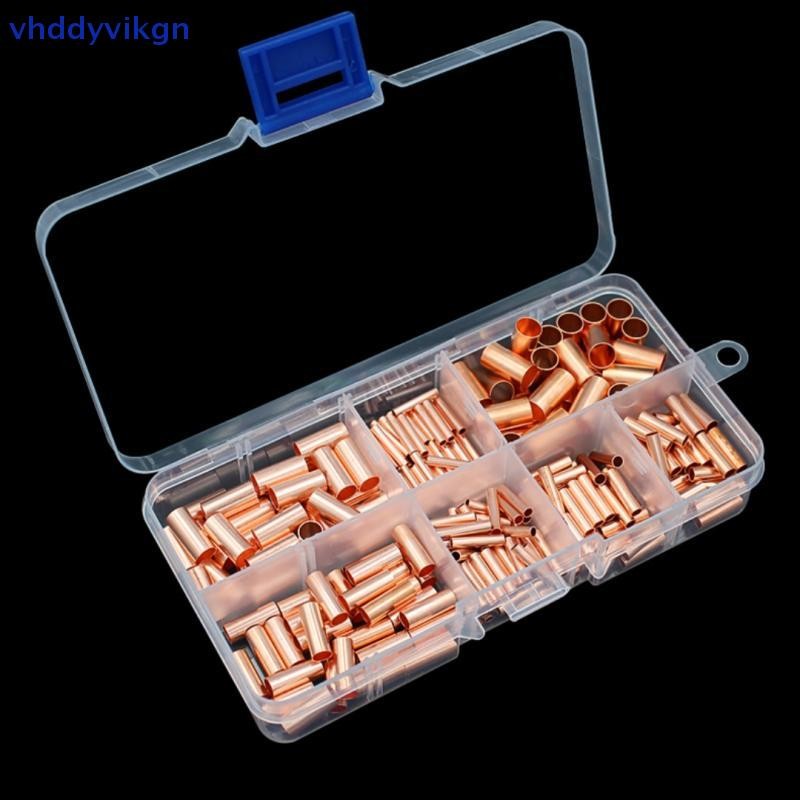 VHDD 125 / 250 / 414 / 578 Cái Bộ phân loại thiết bị đầu cuối mông điện không cách nhiệt Bộ dây Ferrules Bộ kết nối uốn đồng 7 kích thước VN