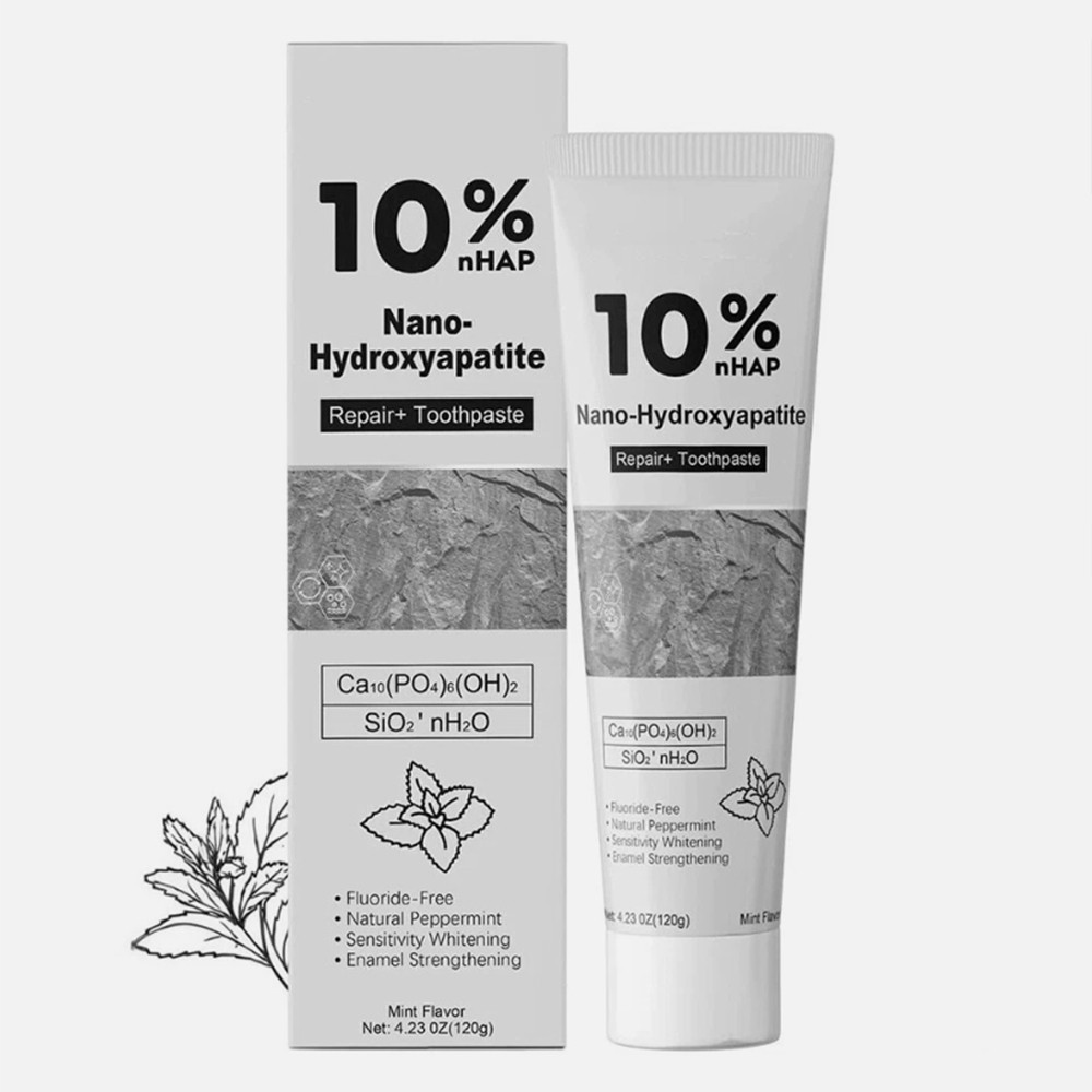 Nano-Hydroxyapatite Toothpaste Enamel Protection White Tooth Fresh Breath Mint