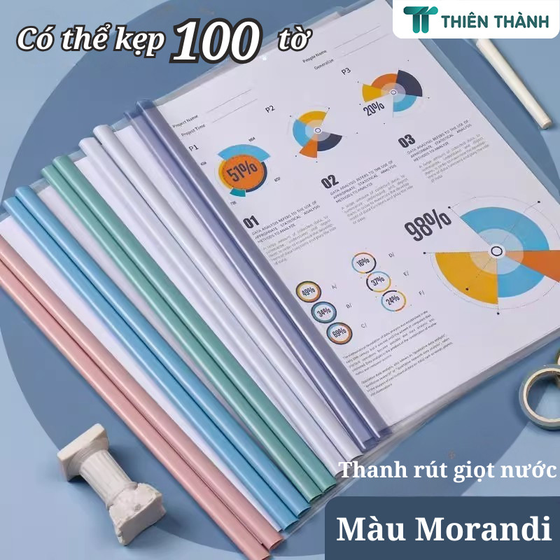 Bìa Trình Ký A4 Gáy Rút - File Kẹp Tài Liệu Trong Suốt, Bền Đẹp, Giữ Giấy Tờ Gọn Gàng, Chuyên Nghiệp
