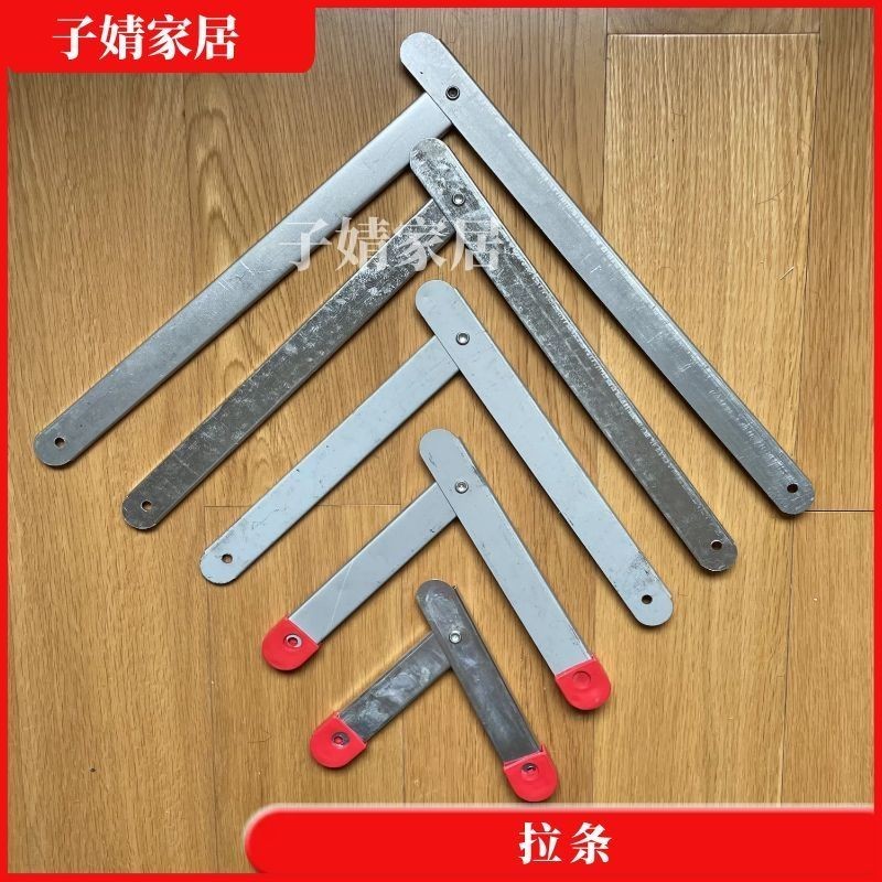 Phụ kiện hợp kim nhôm cho khung chữ A: thanh đỡ, thanh buộc dày, dấu gập LKSW