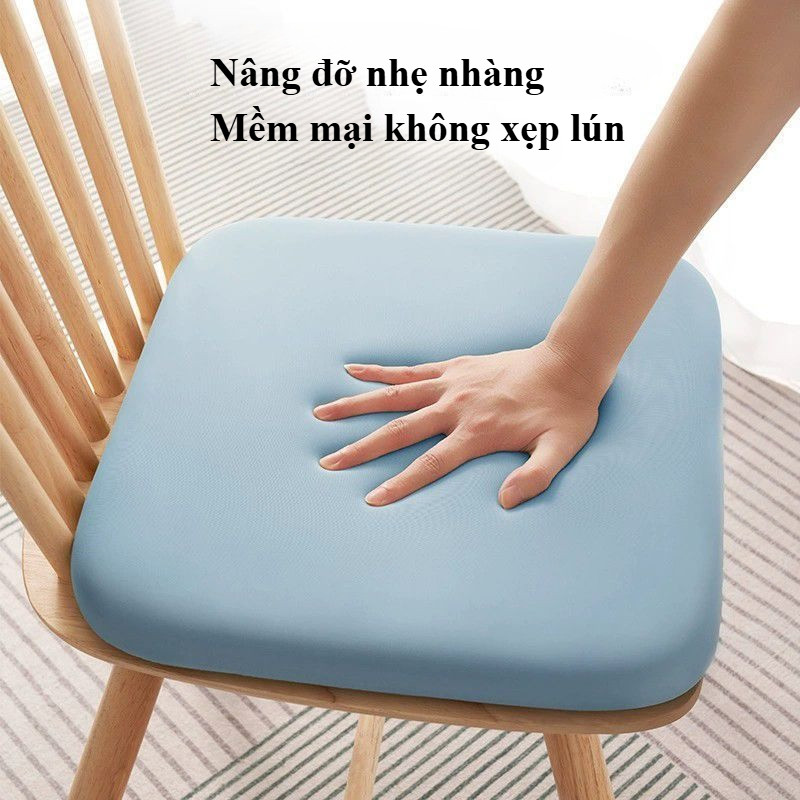 Đệm ngồi cao su non siêu đàn hồi, Vải thoáng khí cao cấp, dày dặn, Giảm áp lực mông