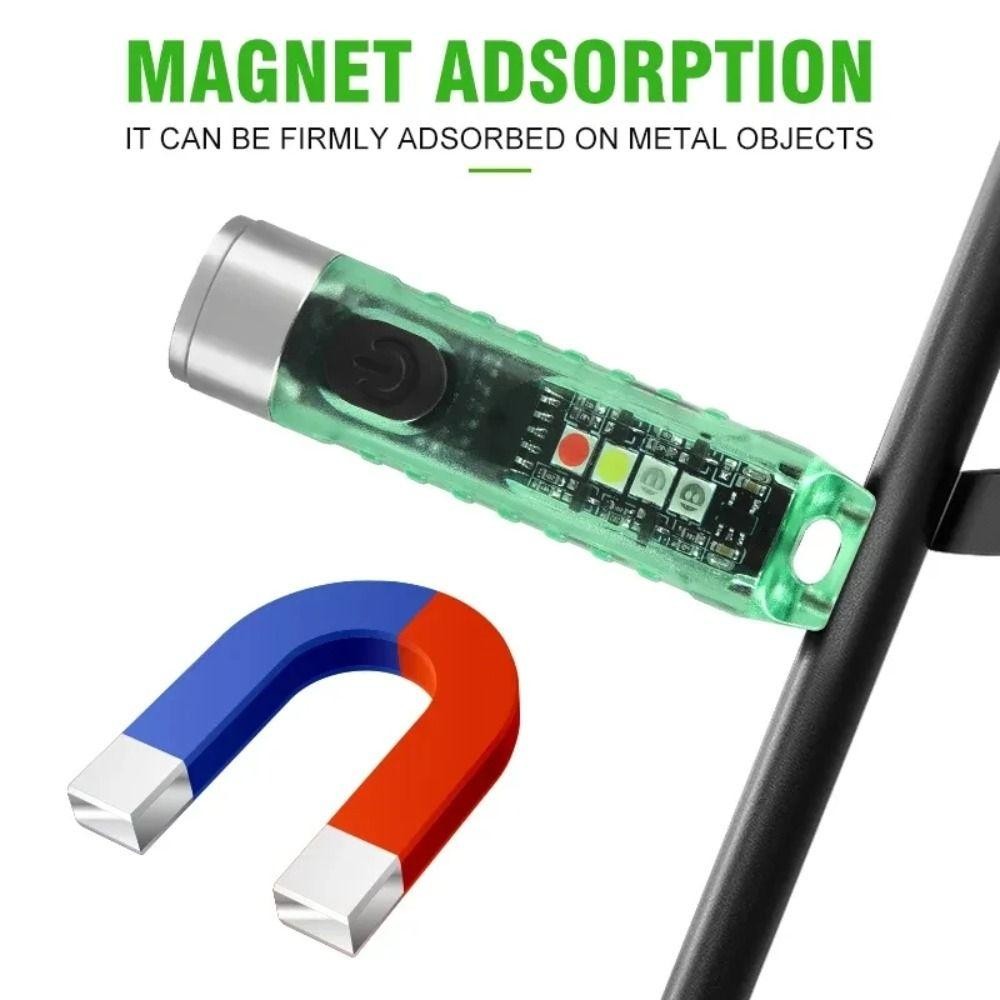 Đèn pin LED từ tính sạc lại được, chống nước - Phù hợp cho cắm trại và chiếu sáng ngoài trời