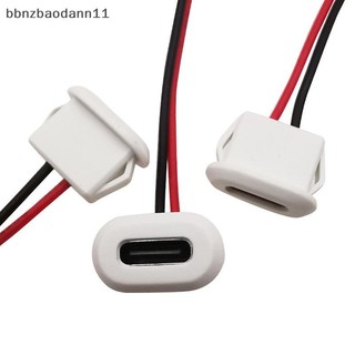[BBNZDD] 2 Pin USB-C Loại Đầu Nối USB Chống Thấm Nước Directpression Đế Nữ Ổ Cắm Giao Diện Sạc BVAH