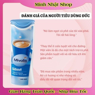 Đường ăn kiêng Mivolis Đức hộp 1200 viên cho người tiểu đường, giảm cân