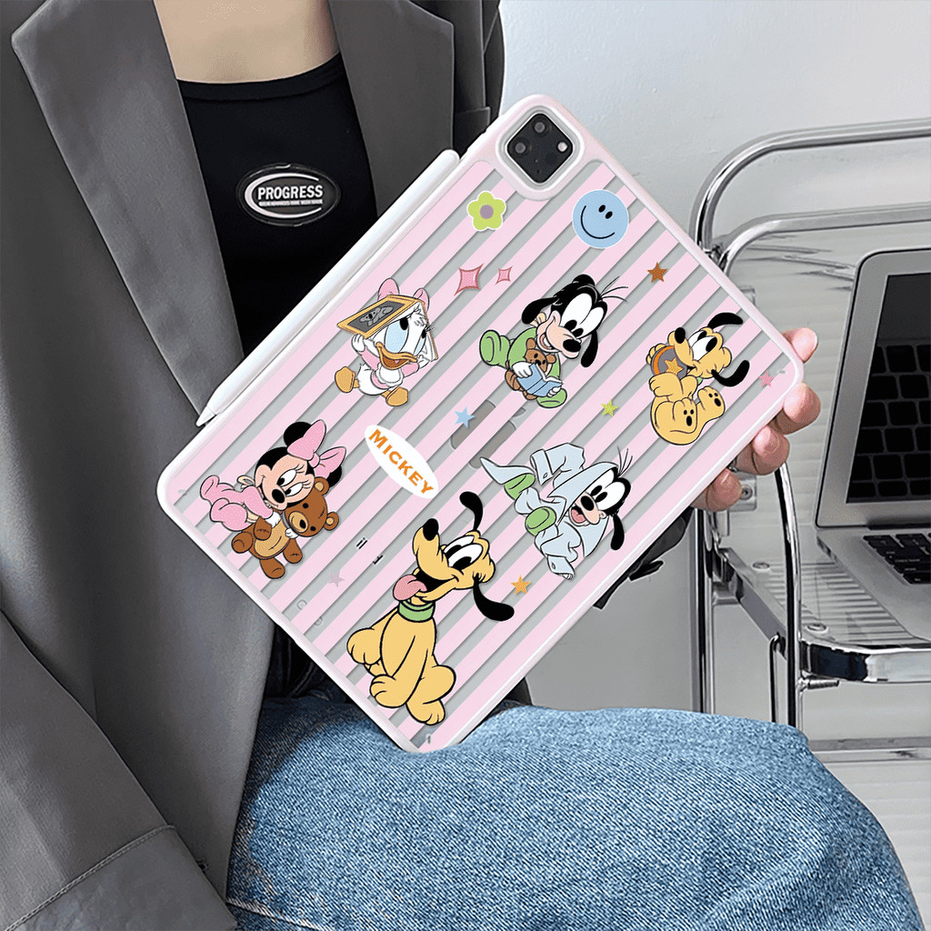 Vỏ Cứng Acrylic Vui Nhộn Puppies Dành Cho Mini6 Mini7 A17Pro IPad 5 6 7 8 9 10 11 A16 Air 2 3 4 5 6 Air 11 M2 Pro10.5 10.2 "Pro11 2018 2020 2021 2022 M4 Pro13 2024 2025