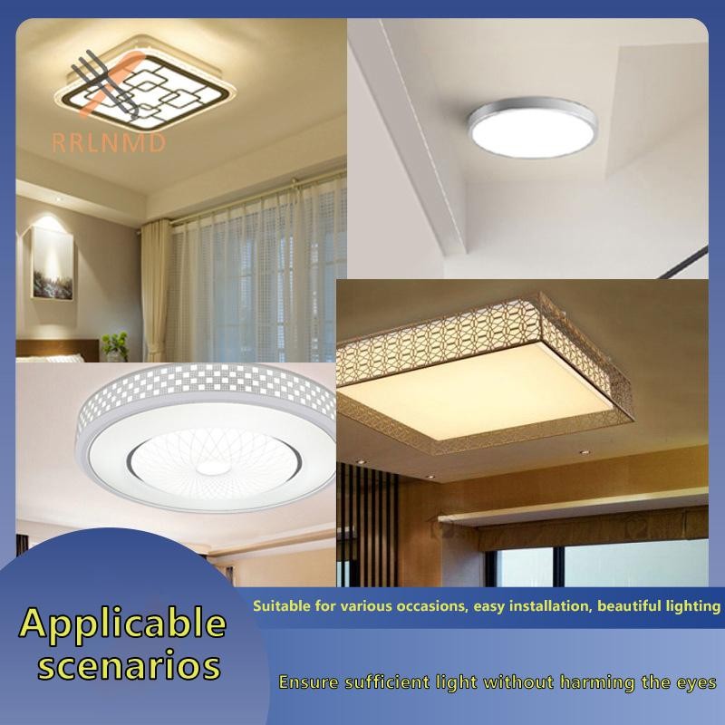 RRLNMD 1 Bộ 12w 18W 24W 36W 48W Bảng Điều Khiển Đèn Led Thay Thế Quạt Trần Đèn Tường Mô Đun Tròn 220v Mô Đun Đèn Trần Led MỚI