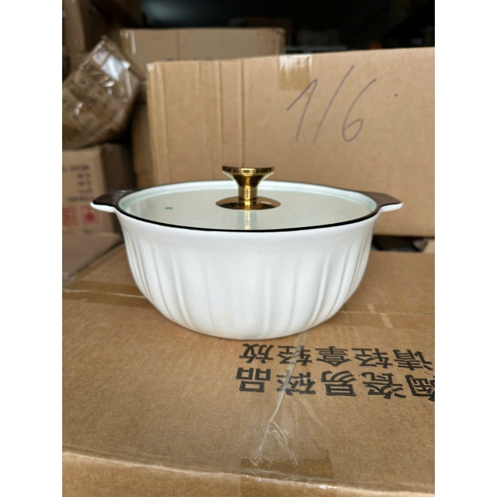 Âu đựng cơm, Canh Kích thước 25 cm, gồm các dung tích 1l, 1,5l, 2,4l Cao Cấp Màu Trắng