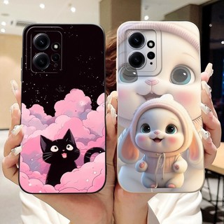 Dành Cho Xiaomi Redmi Note 12 4G Ốp Lưng Hoạt Hình Dễ Thương Thỏ Mèo Silicon Mềm Chống Sốc Ốp Lưng Điện Thoại Redmi Note12 4G 2023 Ốp Lưng