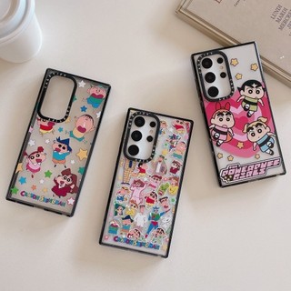 Crayon Shin Chan Acrylic Samsung Dành Cho Samsung Galaxy Samsung Galaxy Samsung S25 24 23 22 UItra S25 24 23 Plus Vỏ Bảo Vệ Chống Sốc