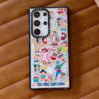 Crayon Shin Chan Acrylic Samsung Dành Cho Samsung Galaxy Samsung Galaxy Samsung S25 24 23 22 UItra S25 24 23 Plus Vỏ Bảo Vệ Chống Sốc
