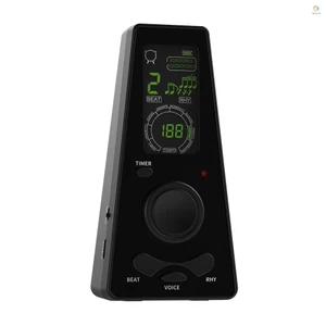 Metronome kỹ thuật số điện tử có hẹn giờ Metronome điện tử đa năng có điều khiển âm lượng và tốc độ đánh bại, chạy bằng pin hoặc cáp USB, cho đàn Guitar đàn Violin trống