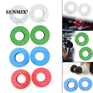 2 Miếng Trọng Lượng Đĩa Barbell Tiện Lợi Cho Tấm Thay Đổi Nhỏ Thể DỤC Chuyên Nghiệp