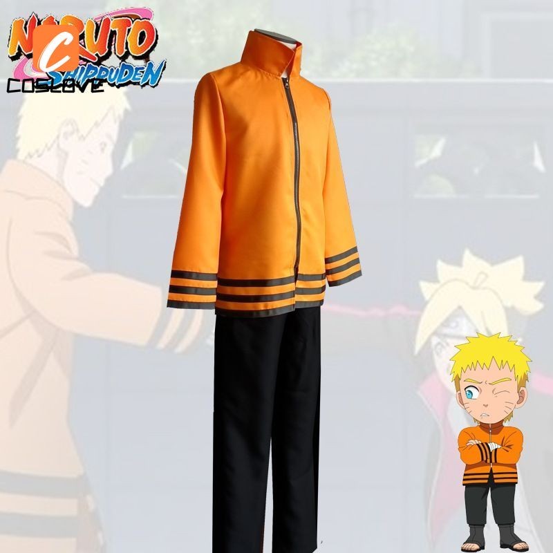 Anime NARUTO Boruto Cosplay Quần Áo Vàng Top Trang Phục Dành Cho Người Lớn Ninja Cosplay Đồng Phục Tiệc Halloween Biểu Diễn Sân Khấu