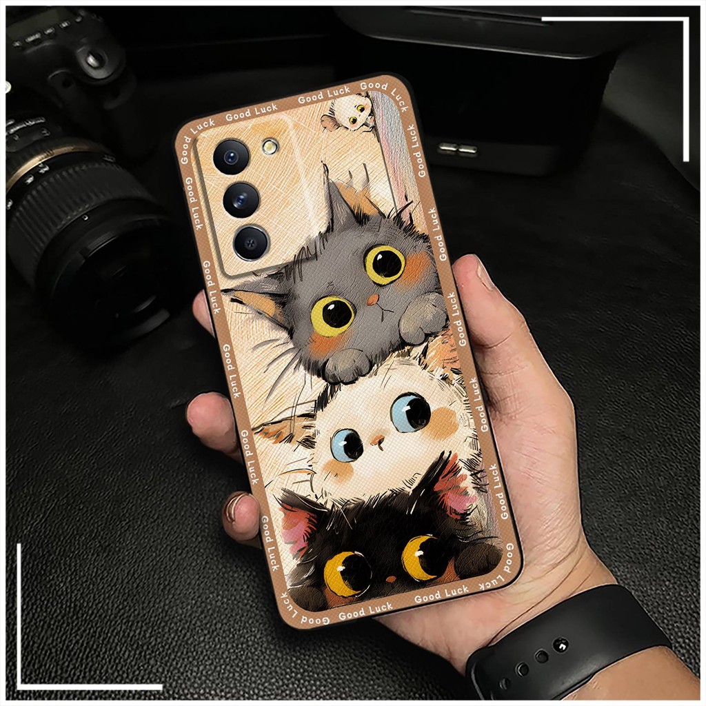 Graffiti Túi Điện Thoại Ốp lưng Lenovo Legion Y70 Chống Bụi Bẩn Bảo Vệ Hoạt Hình Bọc Toàn Bộ Động Vật Vỏ Mềm Dễ Thương Ốp Lưng Thiết Kế Thời Trang TPU Chống Va Đập Silicon