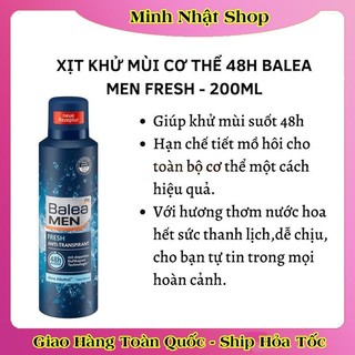 Bộ Sữa rửa mặt,Lăn khử mùi, Xịt thơm cơ thể Balea men cho nam của Đức - Mẫu mới nhất