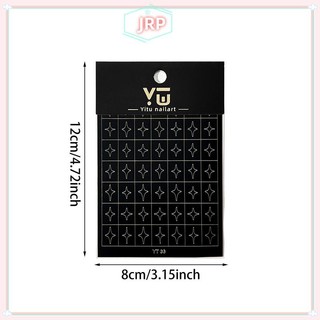 SmallbrainsJr Airbrush Stencil cho móng tay Trái tim nơ Ngôi sao Hoa văn Nhãn dán móng tay rỗng Mẫu cho đầu làm móng tay kiểu Pháp Thiết kế móng tay vn