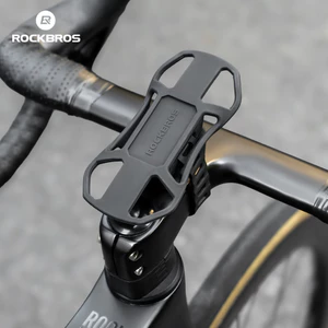 Giá đỡ điện thoại Silicon ROCKBROS Chống trượt Giảm xóc Phát hành nhanh Giá đỡ di động 4-7 inch Phụ kiện đi xe đạp