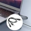 Cáp chia Y truyền dữ liệu tốc độ cao BTM Mini B sang USB A cho ổ đĩa ngoài