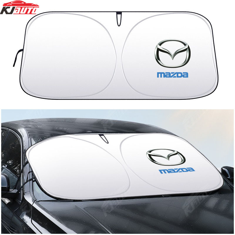 Tấm che nắng có thể gập lại Mazda Tấm che nắng Tấm che nắng ô tô Công cụ làm mát chặn tia cực tím cho Cx 5 3 2 Cx 8 Cx 3 Cx 30 6 Bt 50 Mx 5 5 Rx8