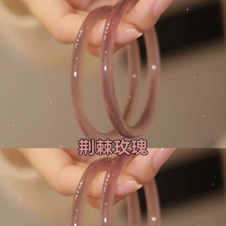 Vòng Tay Thủy Tinh Màu Hoa Hồng Giả Ngọc Vòng Tay Nữ Phong Cách Trung Hoa Mới Cổ Handmade Phụ Kiện Người Bạn Thân Nhất Vòng Tay