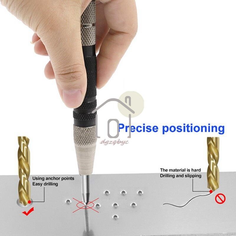 1 Chiếc Thép Tự Động Trung Tâm Đấm Định Vị Trung Tâm Đấm Cửa Sổ Phá Mẫu Punch Center Punch 128mm