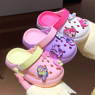 XIXITIAO My Little Pony Dễ Thương Nữ Mùa Hè Ngoài Trời Dép Đi Biển Dép