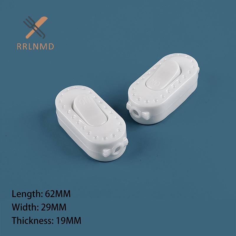 RRLNMD 1 Gang 2 Chiều Gắn Bề Mặt Nút Nhấn Công Tắc Dây Treo Lắp Đặt Đầu Giường Bật / Tắt Bảng Điều Khiển Đèn Tường Công Tắc MỚI