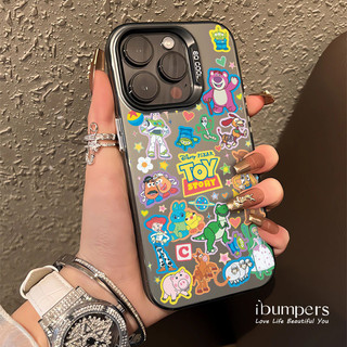 ibumpers Ốp Điện Thoại iPhone Hợp Thời Trang Hoạt Hình Cắt Dán Họa Tiết Cho IPhone 16 15 14 12 13 11 Pro Max IP 7 8 Plus X XS XR Ốp Lưng IMD Cứng Và Nhẵn