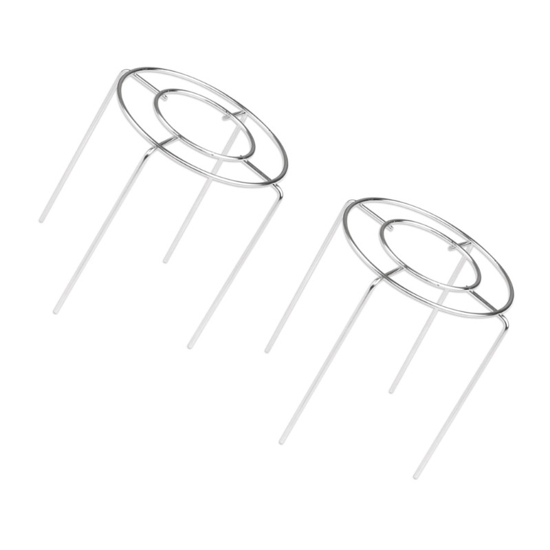 PPY Gói 2 Giá Đỡ Làm Mát Bánh Tròn Giá Đỡ Bằng Thép Không Gỉ Nướng Bánh Ngọt Hấp Dụng Cụ Hấp Đa Năng