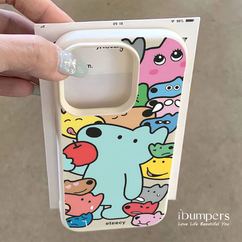 ibumpers Ốp Điện Thoại iPhone Dễ Thương Hey Duggee Họa Tiết Hoạt Hình Cho IPhone 16 15 14 12 13 11 Pro Max IP 7 8 Plus X XS XR Ốp Lưng Mỏng Silicon Mềm Da Họa Tiết